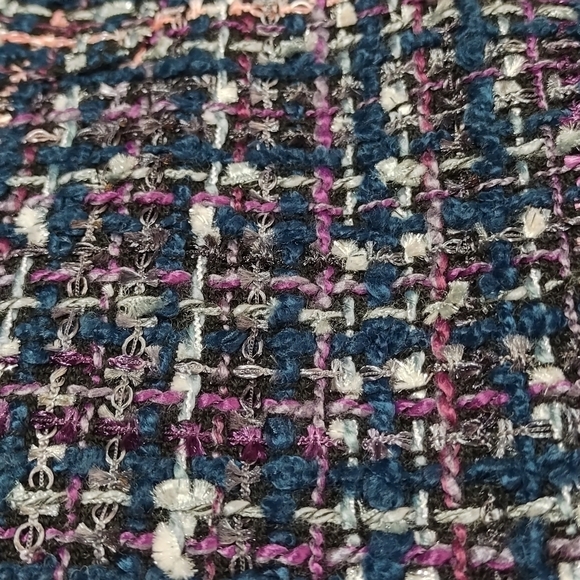 Draper's& Damon's Multi Colors Tweed Blazer Jacket Size PL NWOT - Picture 8 of 9